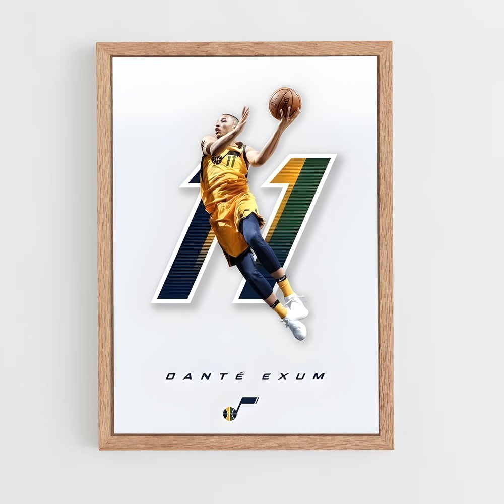 Poster Volée Dorée – affiche Basketball (vue 4)